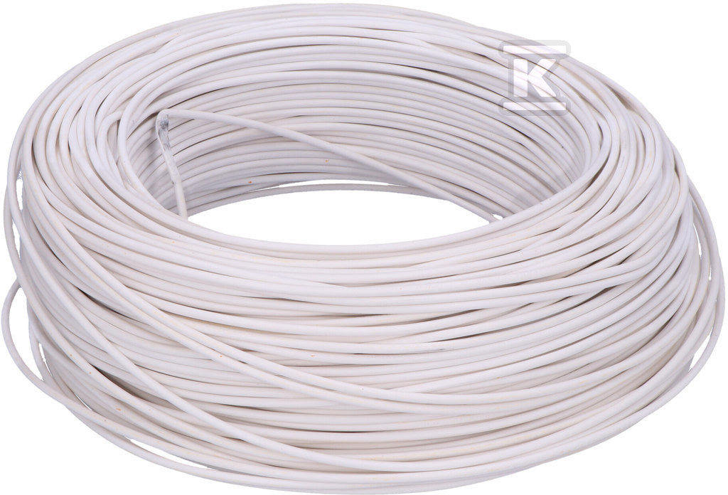 Przewód instalacyjny H05V-K (LGY) 1x0,75 biały WH, jednożyłowy
