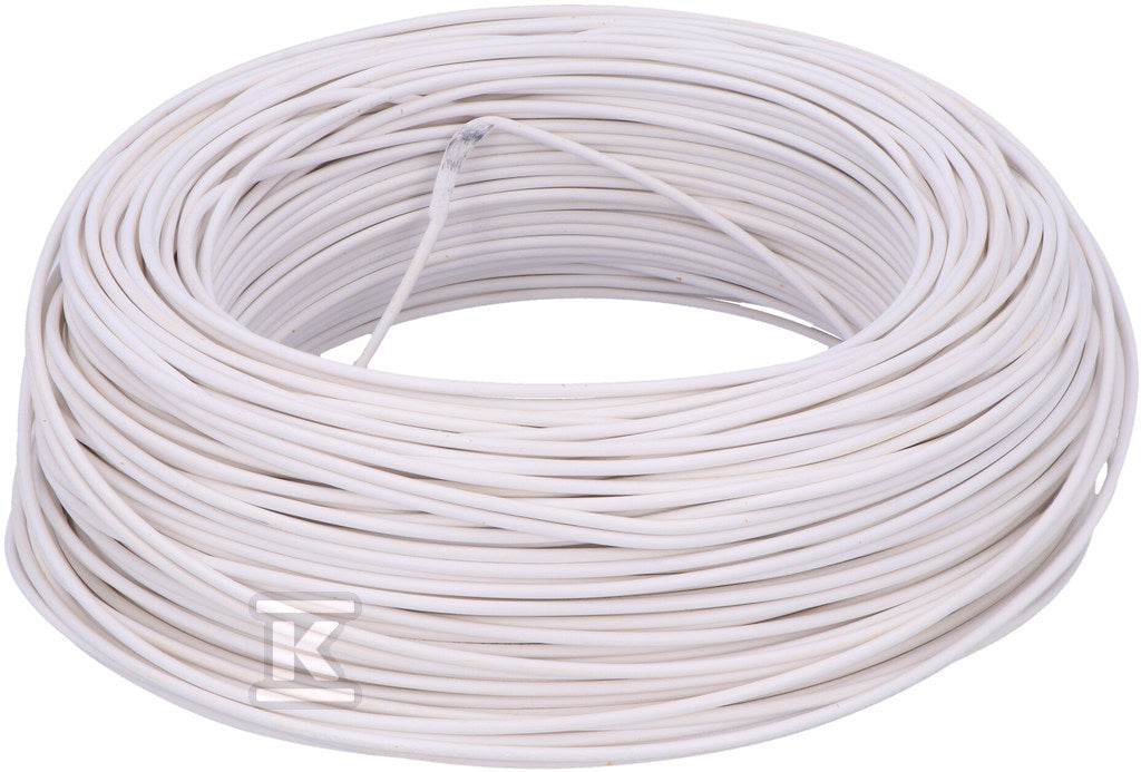 Przewód instalacyjny H05V-K (LGY) 1x0,75 biały WH, jednożyłowy