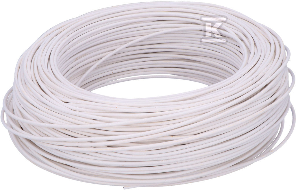 Przewód instalacyjny H05V-K (LGY) 1x0,75 biały WH, jednożyłowy