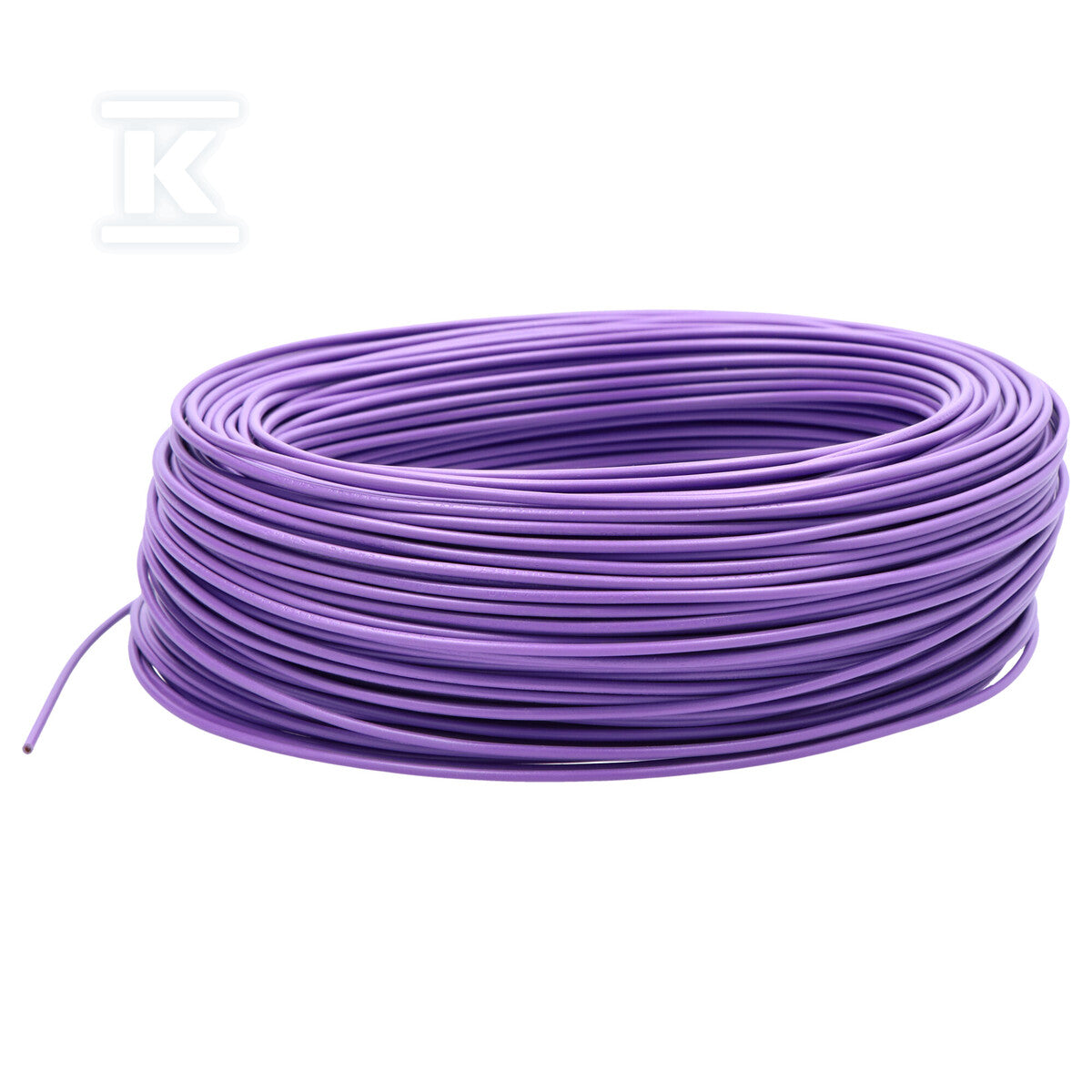 Przewód instalacyjny H05V-K (LGY) 1x0,75 fioletowy VT, jednożyłowy