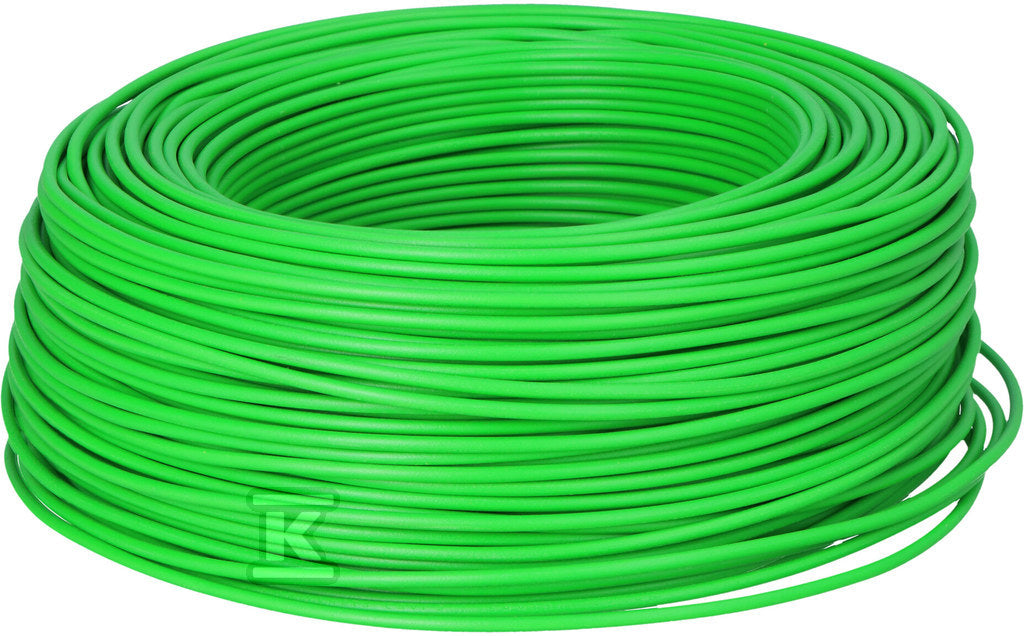 Przewód instalacyjny H05V-K (LGY) 1x1 zielony GN, jednożyłowy