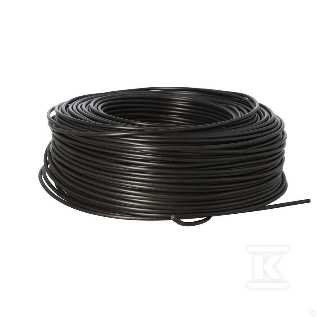 Przewód instalacyjny H07V-K (LGY) 1x1,5 czarny BK, jednożyłowy