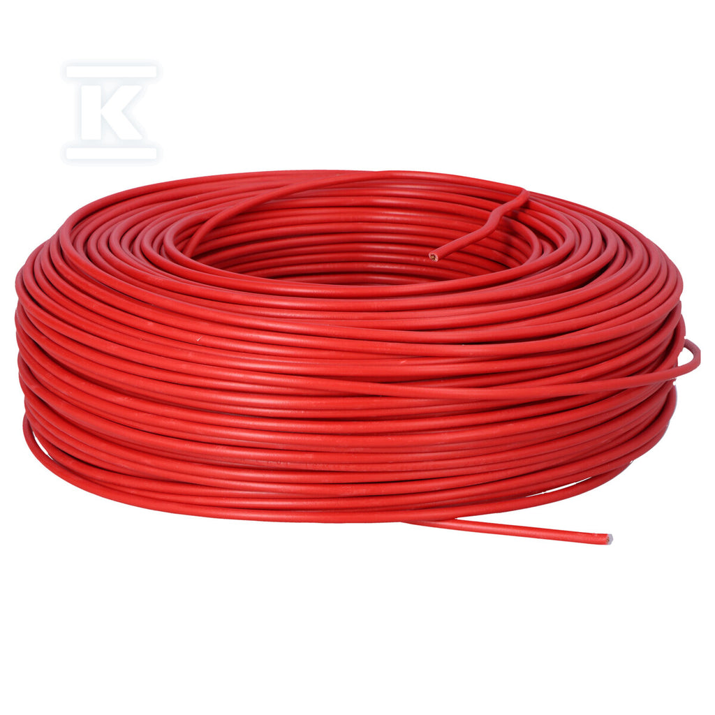 Przewód instalacyjny H07V-K (LGY) 1x1,5 czerwony RD, jednożyłowy