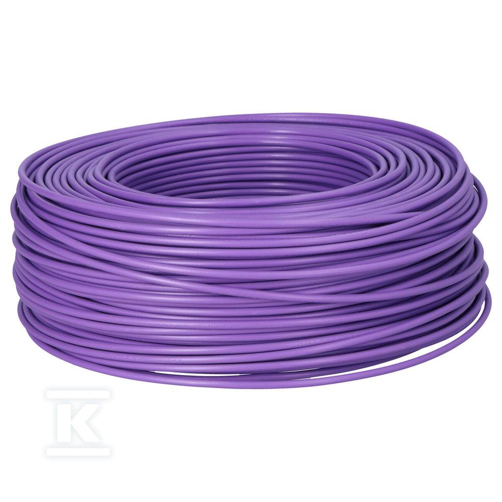 Przewód instalacyjny H07V-K (LGY) 1x1,5 fioletowy VT, jednożyłowy