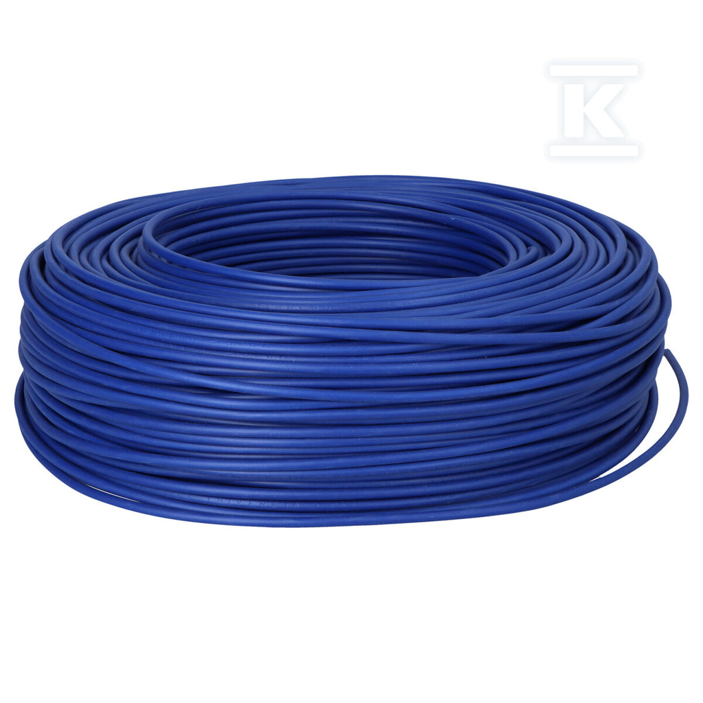 Przewód instalacyjny H07V-K (LGY) 1x1,5 ciemno niebieski DBU, jednożyłowy
