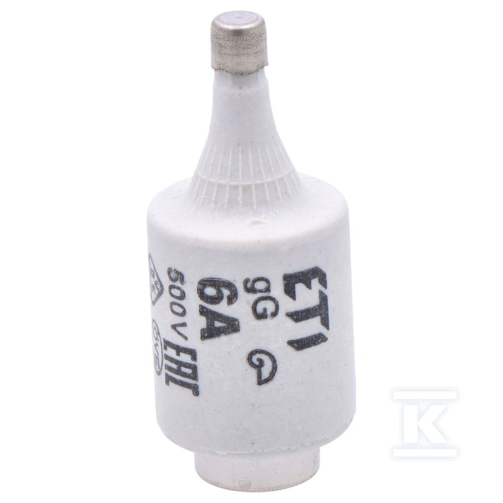 Wkładka topikowa zwłoczna DII gG 6A 500V (BiWtz)