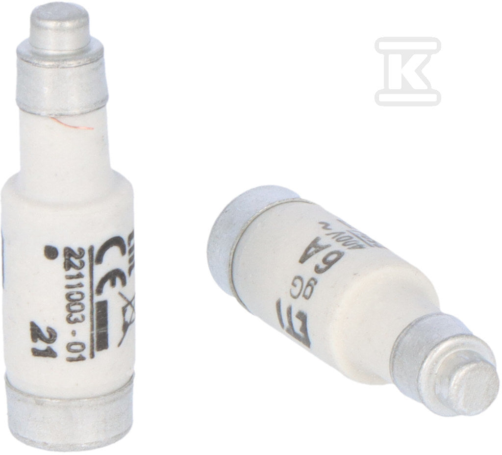 Wkładka topikowa D01 gG 6A/400V