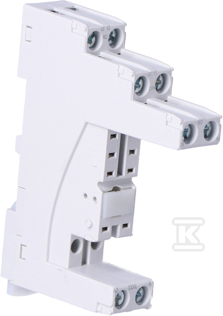 Gniazdo wtykowe GZT80-SZARE do Przekaźników RM84, RM85, RM87L, RM87P