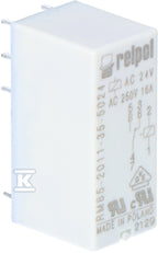 Przekaźnik miniaturowy RM85-2011-35-5024 elektromagnetyczny do obwodu drukowanego i gniazda wtykowego, raster 3,5mm, wysokość 15,7mm