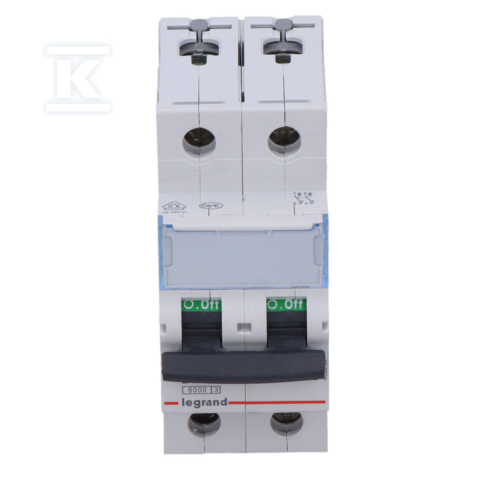 Wyłącznik nadprądowy S 302 2P B 25A 6000A TX3
