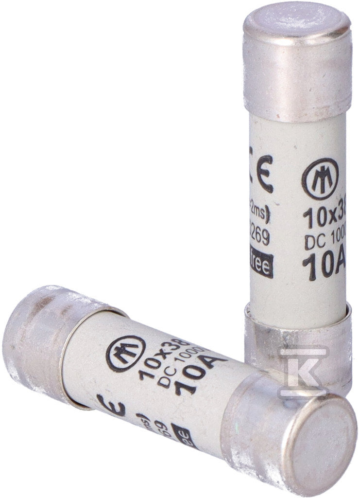 Wkładka topikowa 10X38 10A 1000V DC GPV