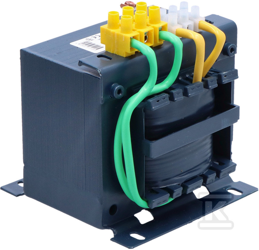 Transformator jednofazowy TMM 400VA 230/24V IP00 separacyjny lub bezpieczeństwa z karkasem dwukomorowym