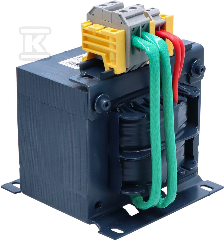 Transformator jednofazowy TMM 1000VA 230/24V IP00 separacyjny lub bezpieczeństwa z karkasem dwukomorowym