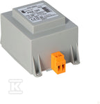 Transformator jednofazowy PSZ 100 230/230V IP30 na szynę DIN TH-35 w obudowie modułowej z zabezpieczeniem