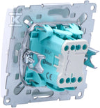 Łącznik jednobiegunowy BMW1.01/11 Basic moduł biały