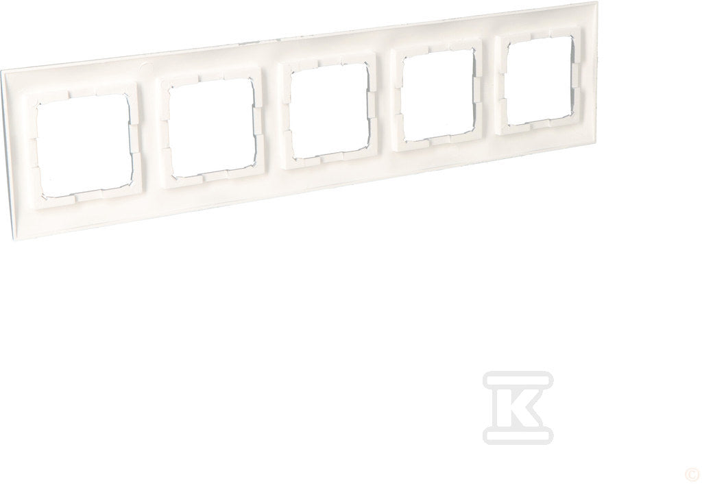Ramka 5-krotna uniwersalna IP20 / IP44, srebrny mat Simon54