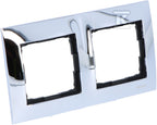 Ramka 2-krotna Metalowa Chrom - IP20 / IP44, chrom Simon54