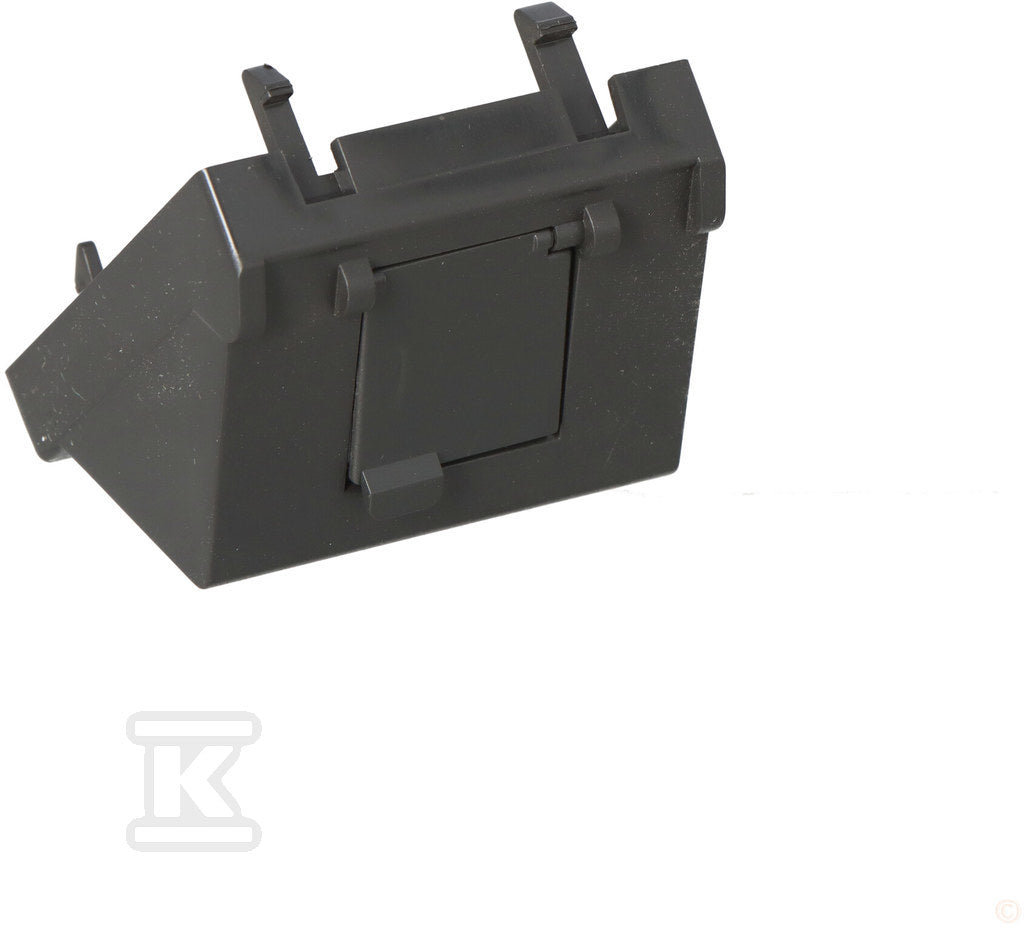 Płytka K45 1-krotna RJ z osłoną skośna, do adapterów MD, grafit
