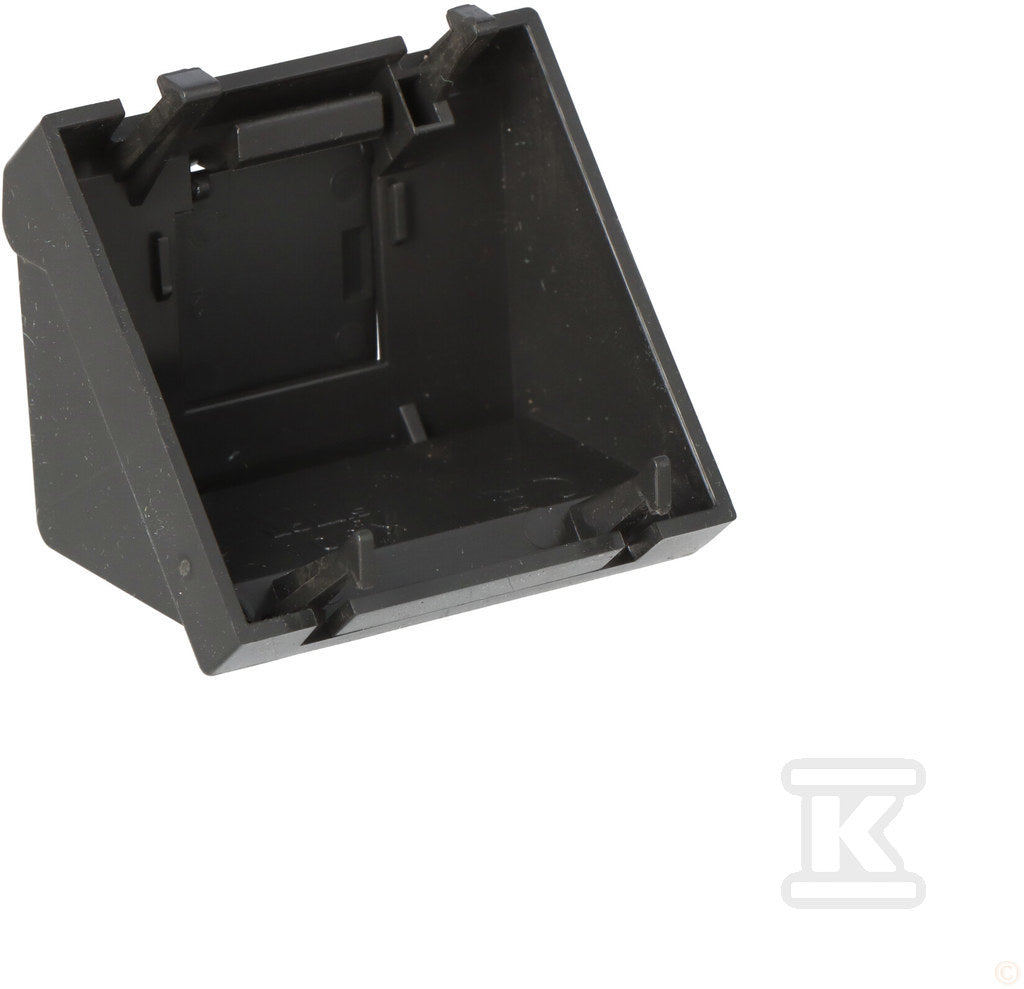 Płytka K45 1-krotna RJ z osłoną skośna, do adapterów MD, grafit