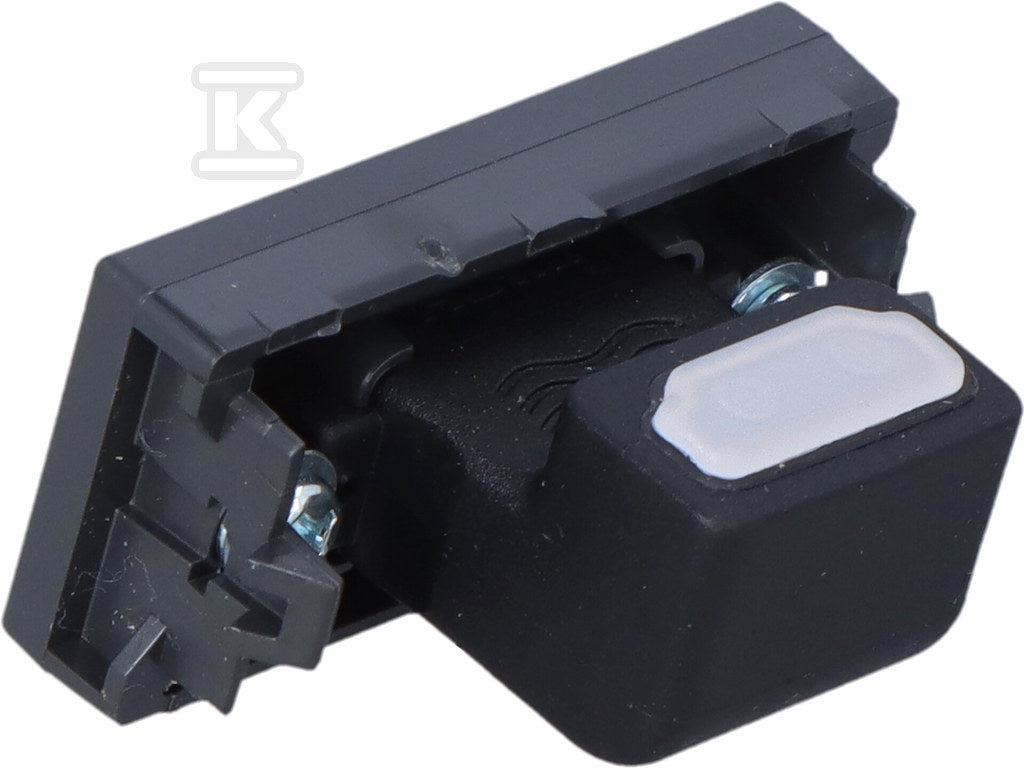 Płytka K45/2 adapter HDMI-HDMI 22,5x45mm + wkład, grafit