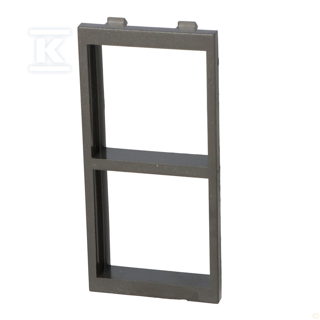 Adapter CIMA na 2 moduły K45 (45x45mm) poziomo, grafit Connect