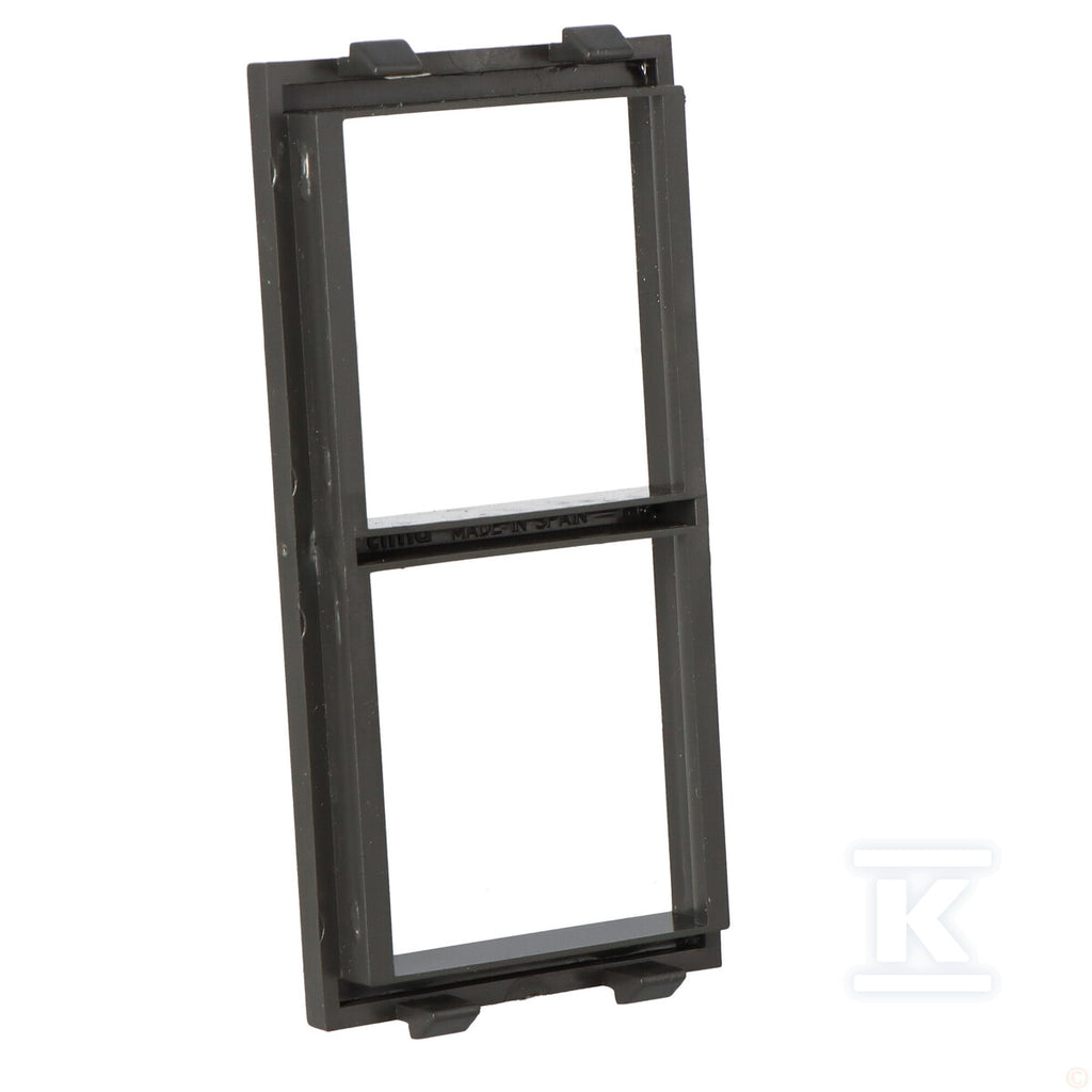 Adapter CIMA na 2 moduły K45 (45x45mm) poziomo, grafit Connect
