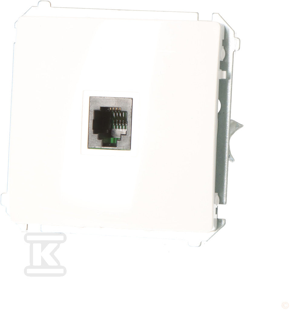 Gniazdo telefoniczne uniwersalne BMTU.01/11 Basic moduł biały