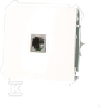 Gniazdo telefoniczne uniwersalne BMTU.01/11 Basic moduł biały
