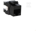 Gniazdo RJ45 kat 6 UTP SIMON Connect, czarny