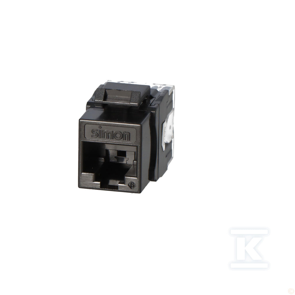 Gniazdo RJ45 kat 6 UTP SIMON Connect, czarny