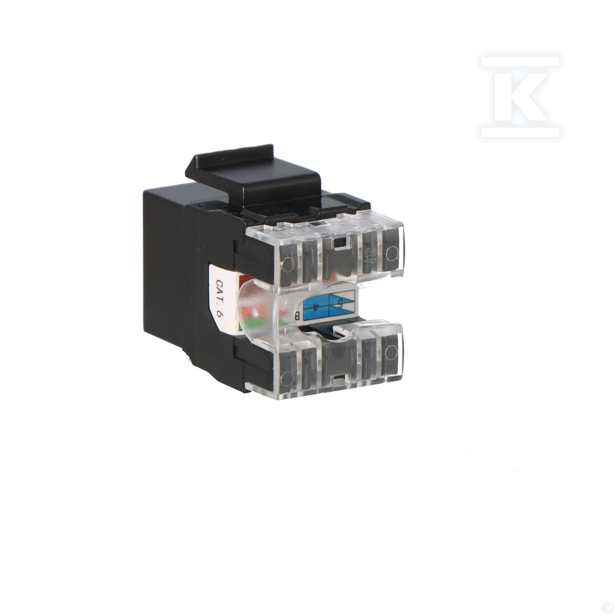 Gniazdo RJ45 kat 6 UTP SIMON Connect, czarny