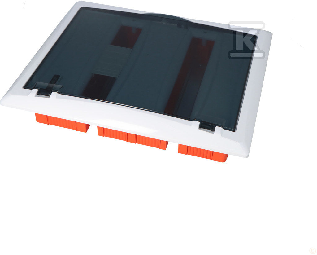 Rozdzielnica podtynkowa ONNLINE 2x12 modułowa IP40 szyba dymna (24 modułowa)