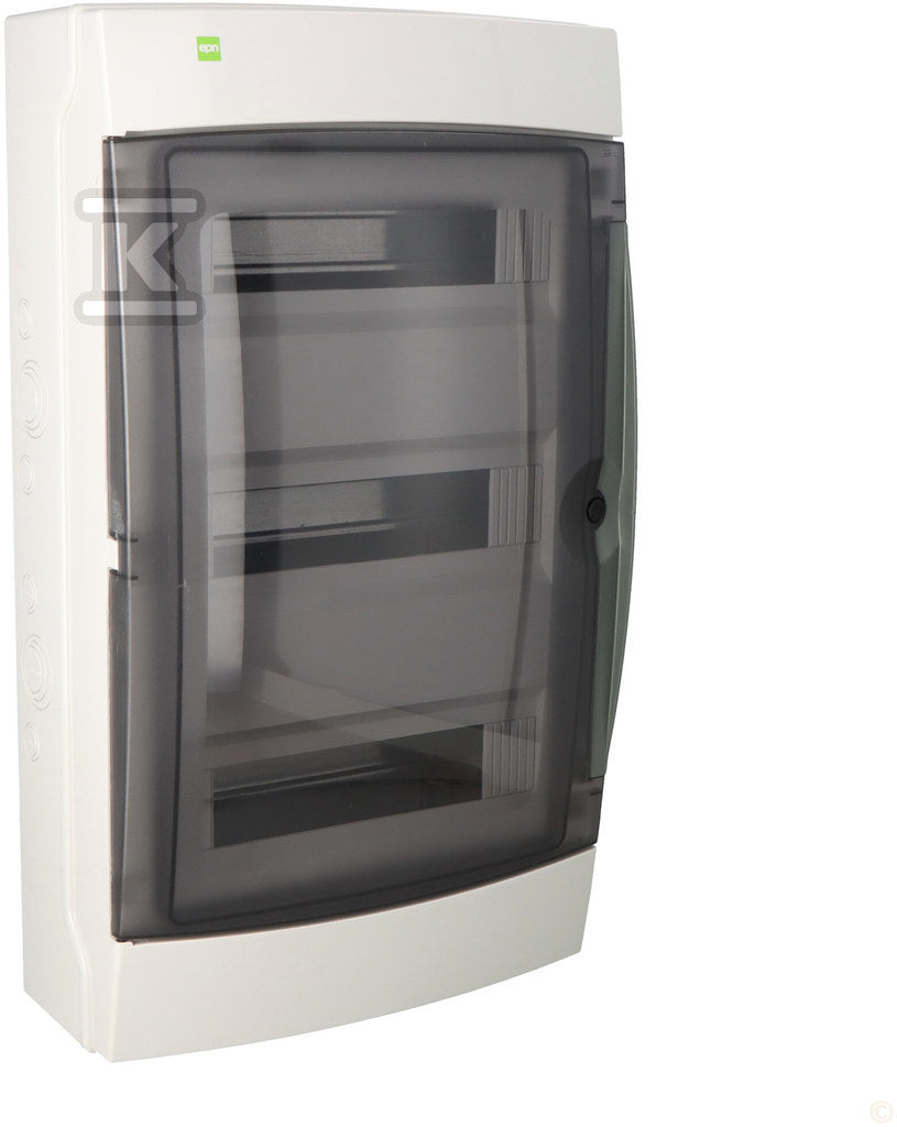 Rozdzielnica GALANT PLUS RN 3/12 IP65 drzwi transparentne N+PE (36 modułów)