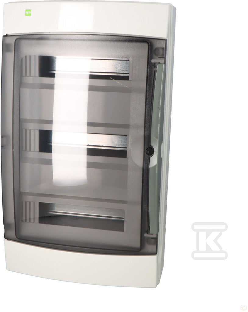 Rozdzielnica GALANT PLUS RN 3/12 IP65 drzwi transparentne N+PE (36 modułów)