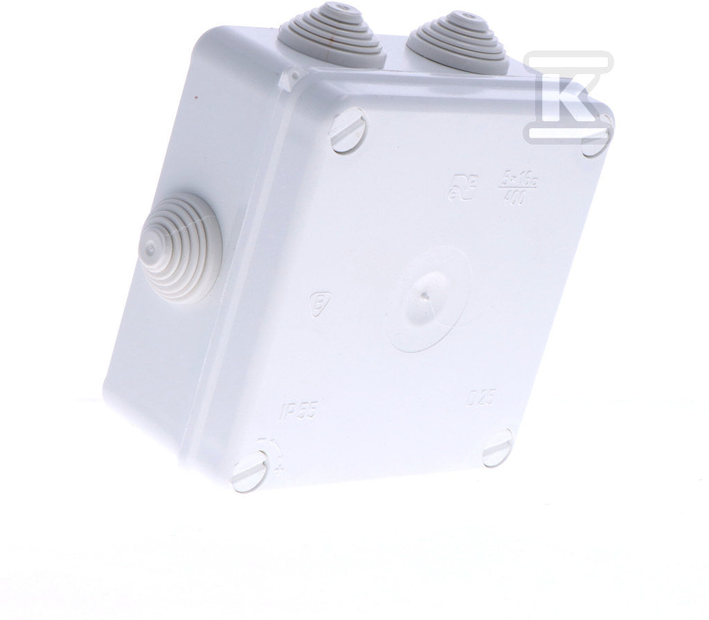 Puszka natynkowa PK-4 IP55 134x134x53 z/wkł 5x10 EP-Lux