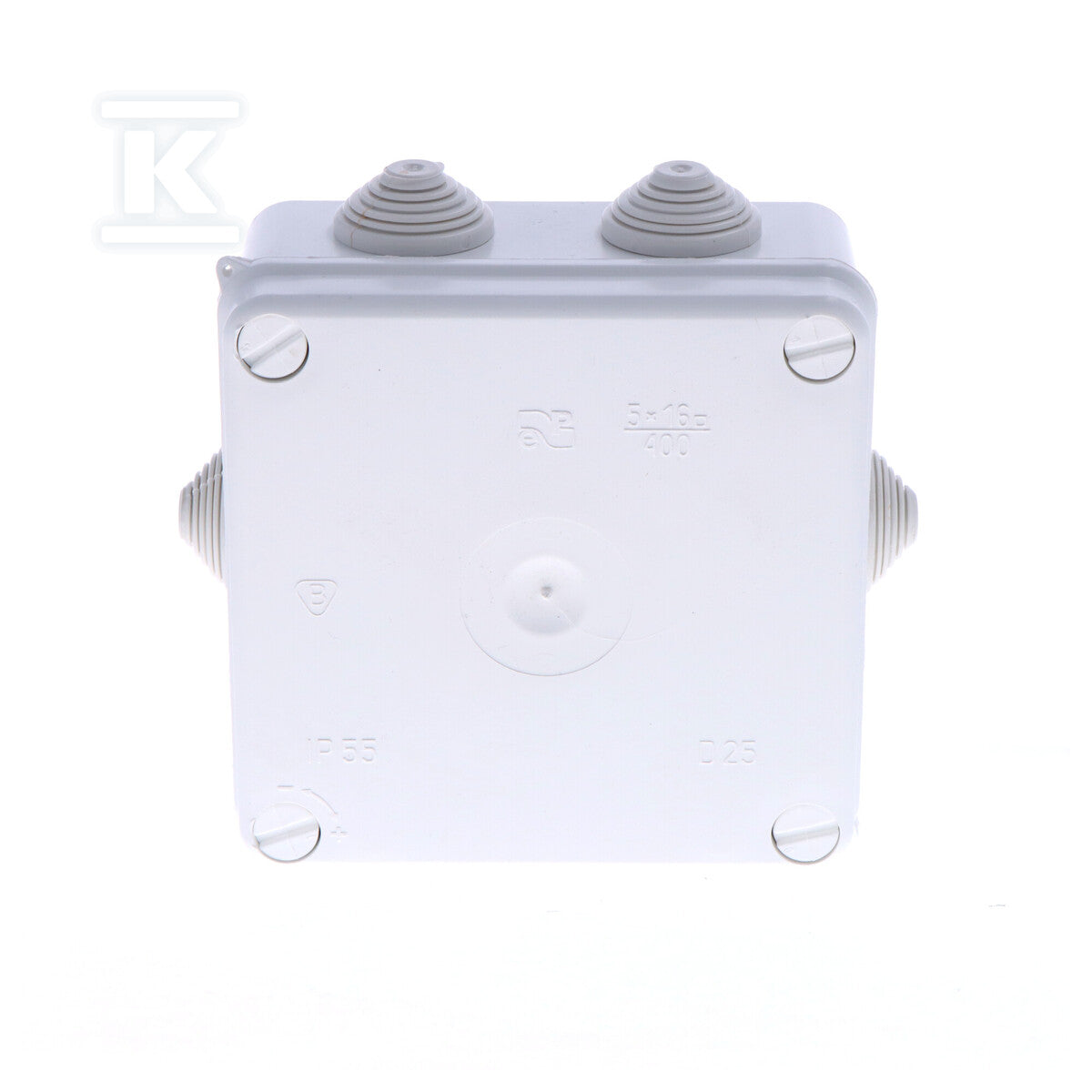 Puszka natynkowa PK-4 IP55 134x134x53 z/wkł 5x10 EP-Lux