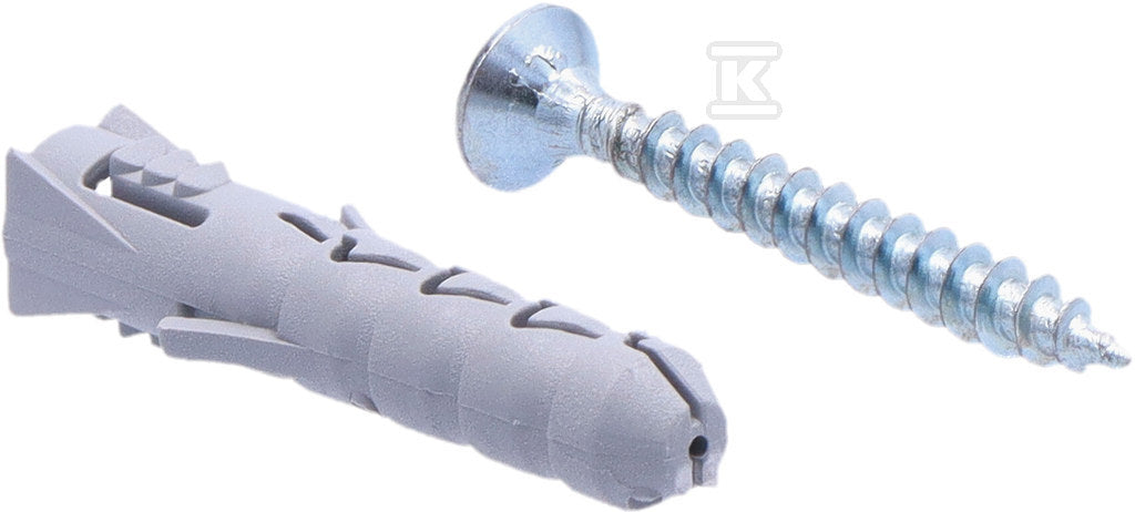 Kołek rozporowy FIX fi 6 z wkrętem 3,5x30 mm polipropylen