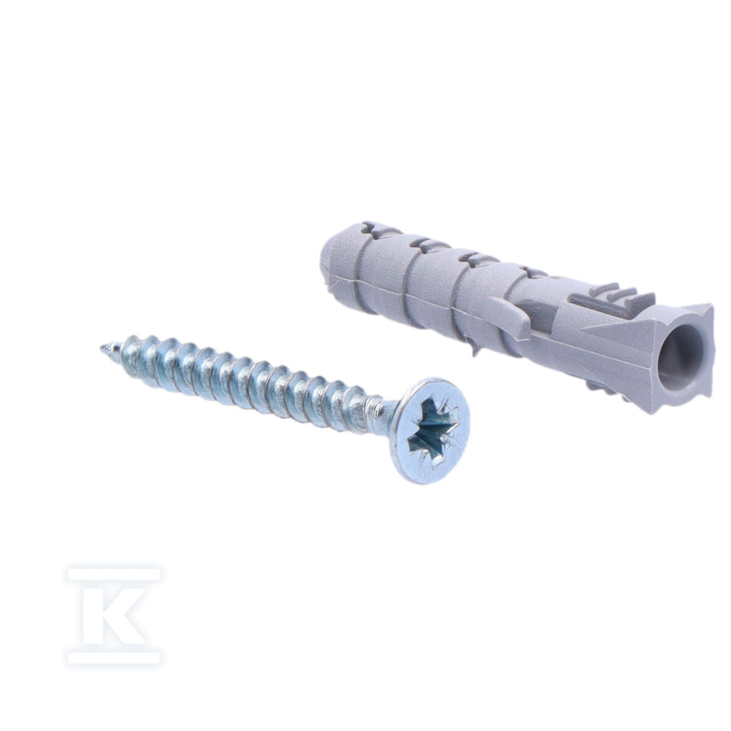Kołek rozporowy FIX fi 6 z wkrętem 3,5x30 mm polipropylen