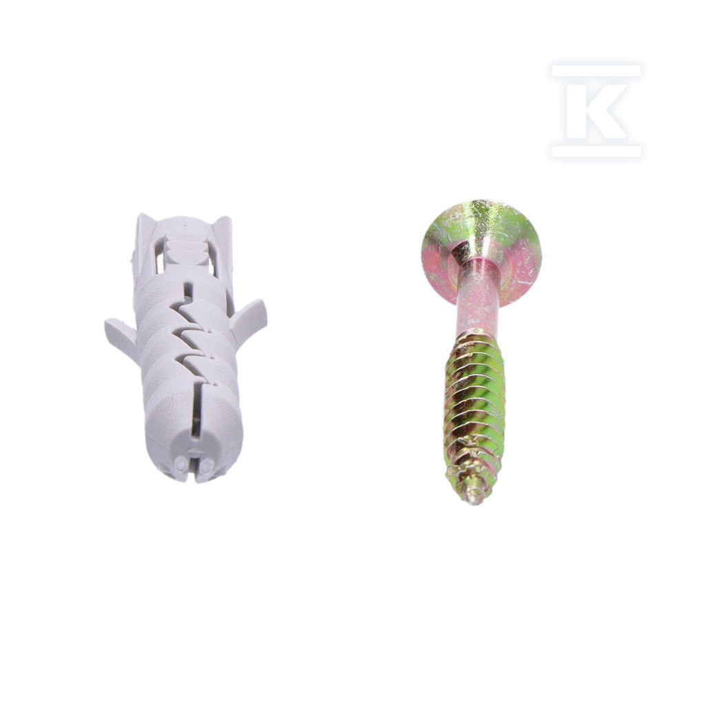 Kołek rozporowy FIX fi 8 z wkrętem 5,0x50 mm polipropylen