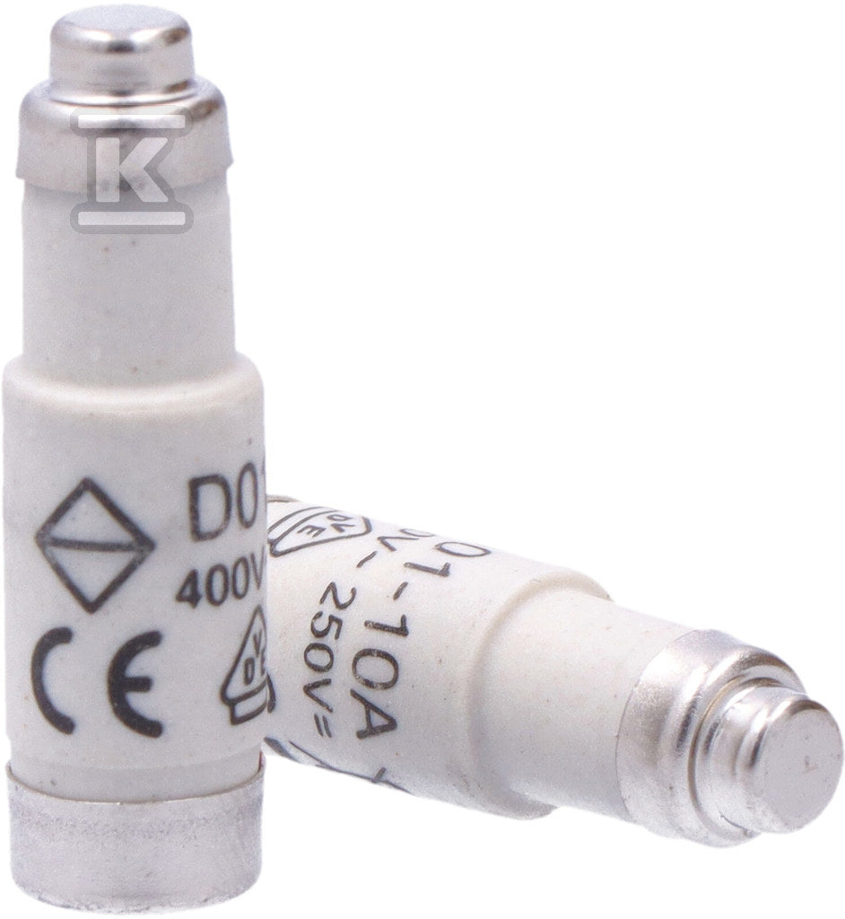 Wkładka bezpiecznikowa D01 gG 10A 400VAC