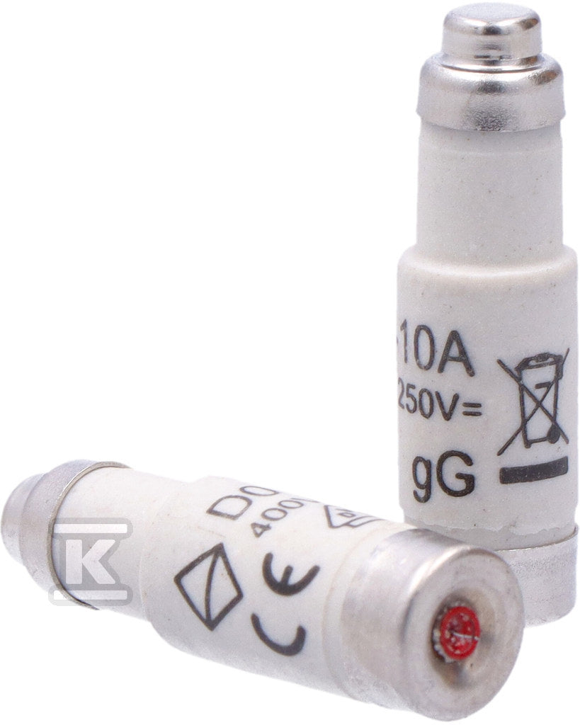 Wkładka bezpiecznikowa D01 gG 10A 400VAC