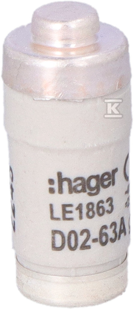 Wkładka topikowa D02 gG 63A 400VAC