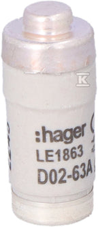 Wkładka topikowa D02 gG 63A 400VAC