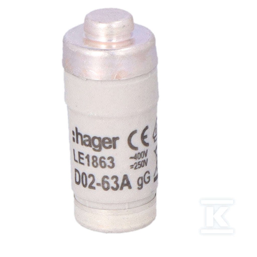 Wkładka topikowa D02 gG 63A 400VAC