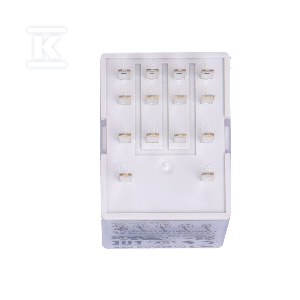 Przekaźnik przemysłowy R4N-2014-23-1220-WT styki 4P, obciążenie max 6A/230VAC, cewka 220VDC, WT