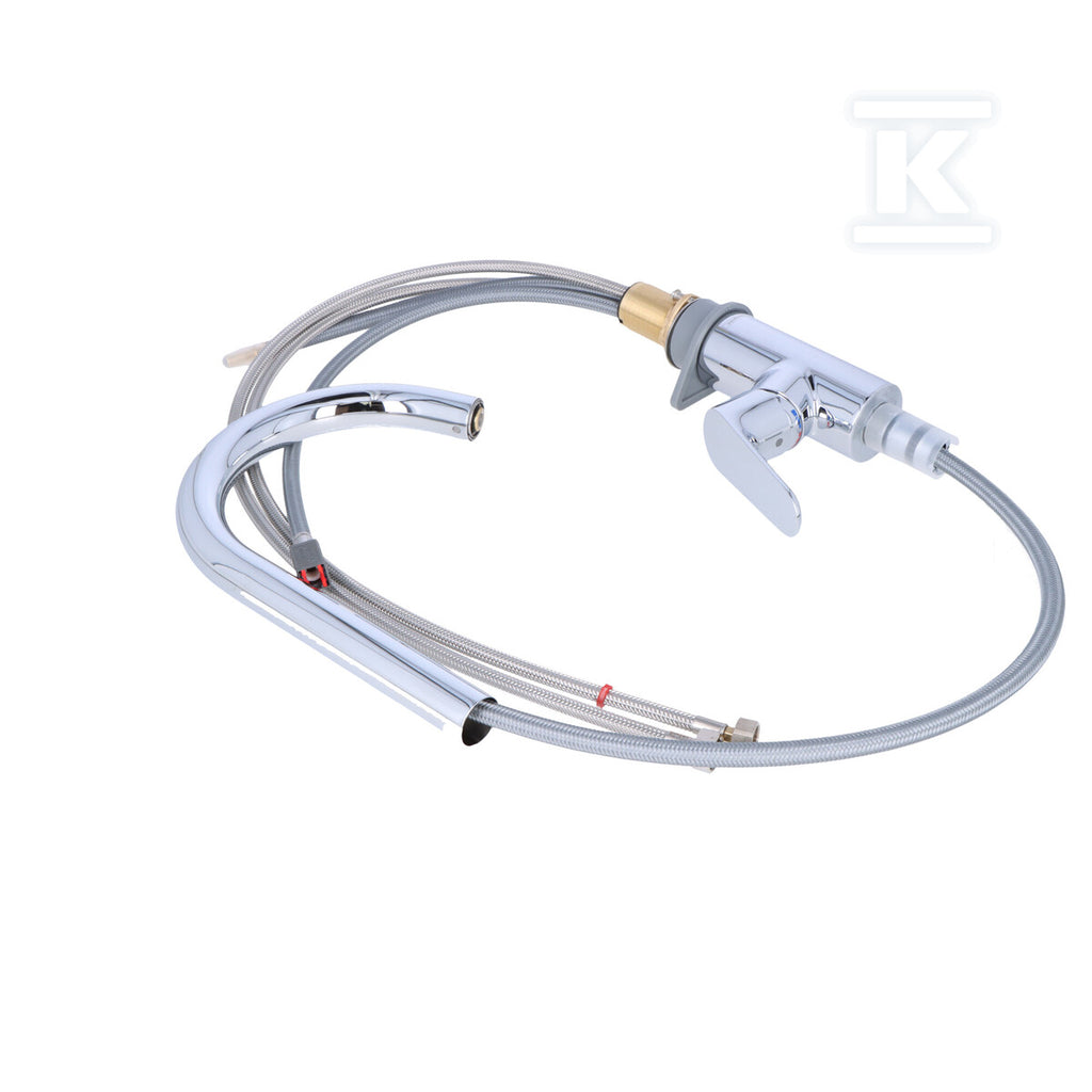 Bateria kuchenna Hansgrohe Focus jednouchwytowa z wyciąganą wylewką 31815000