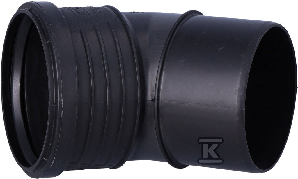 Kolano 110/45°, SITECH+ czarny