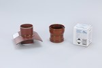 HS-Komplet montażowy ścieki SN 12 do rur głównych DN/OD 200-2400, podłączenie DN/OD 600, SDR 34, kolor brązowy