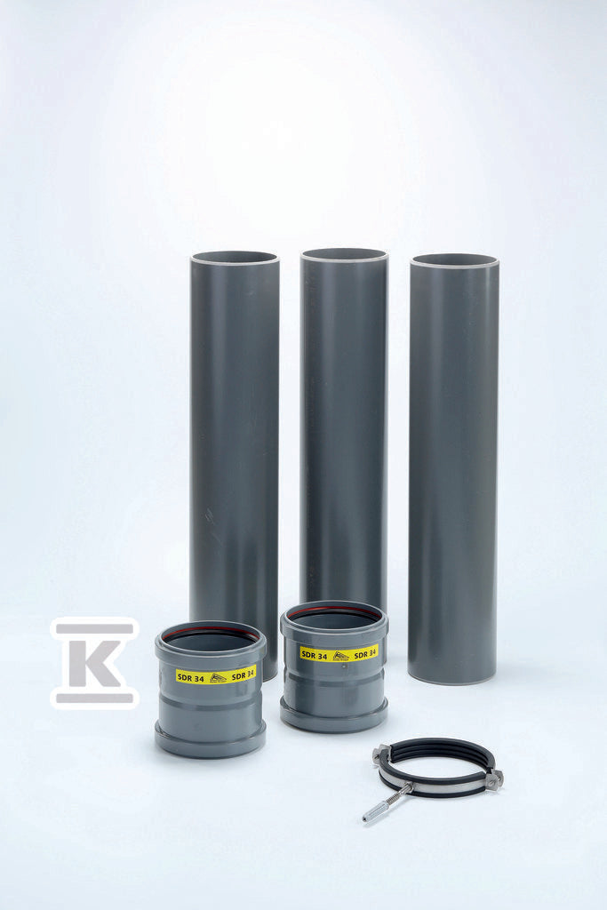 Rury spadowe 200mm do kaskady wewnętrznej ILA (komplet)