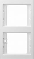 Ramka 2-krotna pionowa śnieżnobiały K.1